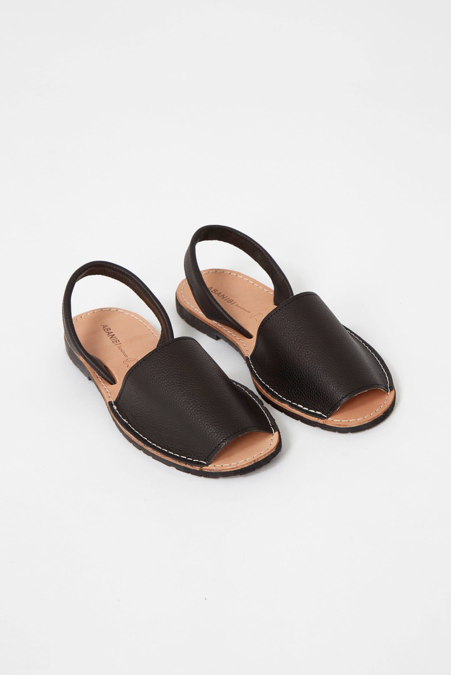 Jet  Black Sandals