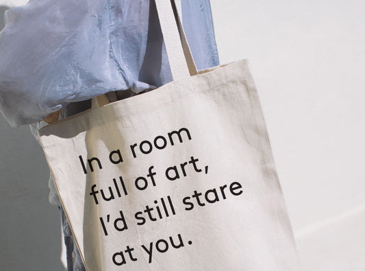 In a Room Full of Art Tote Bag